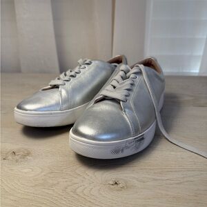 Silver Metallic FitFlop Sneakers